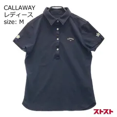CALLAWAY キャロウェイ 半袖ポロシャツ 花柄 ネイビー系 M [240001973131] [240001973131]#
