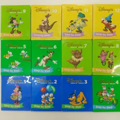 ディズニー英語システム ワールドファミリー DWE DVD Disney's World of English step by step ステップバイステップ 24枚セット