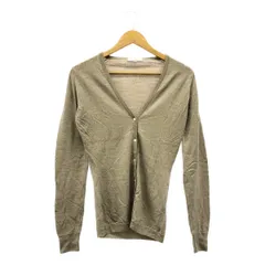 JOHN SMEDLEY / ジョンスメドレー | ウール ハイゲージ ニット カーディガン | S | ベージュ | レディース