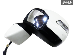ホンダ純正 RK1 RK2 ステップワゴン ドアミラー サイドミラー 左 助手席 7P パールホワイト RK5 RK6 即納 棚