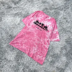 ■【日本製】Tシャツ【F】summer  良品  メンズ  ピンク系  桃色  一点もの  【送料無料】ISHIGAKI　石垣　染めのサムネイル