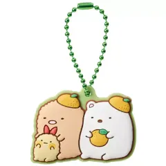 【中古】食玩 キーホルダー 12.しろくまととんかつとえびふらいのしっぽ 「すみっコぐらし ぷっくりラバマスグミ2」