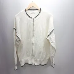 ◇ ⊇ LEPSIM レプシィム ジップアップ 長袖 カーディガン サイズF ホワイト レディース E  【1501230036603】のサムネイル