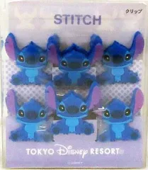 【中古】文房具 スティッチ クリップセット(6個入り) 「リロ＆スティッチ」 東京ディズニーリゾート限定