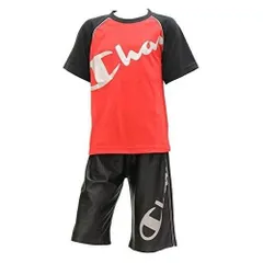 チャンピオン(Champion) Jr. Tシャツ&ハーフパンツセット CDM901S-R レッド 140cm