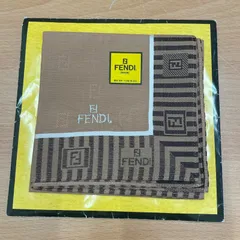 フェンディ　FENDI ハンカチ　大判ハンカチ　約58㎝×約58㎝ FENDI - フェンディ / FENDI 大判 ハンカチーフ 58㎝ × 58㎝の