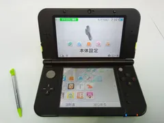 【※ワケあり】new NINTENDO 3DS LL《ライムｘブラック》