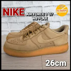 【管理番号 2405bcDBIZ1/2】NIKE AIR FORCE 1 '07 WB FLAX 26cm