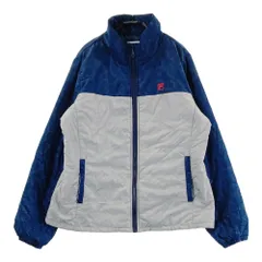 サイズ：LL FILA GOLF フィラゴルフ ; 中綿ジャケット 総柄 ネイビー系 [240101442695] ゴルフウェア レディース ストスト