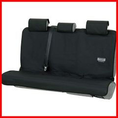 軽/普通車 後席単品 防水 ファインテックス 取付簡単 丸洗いOK シートカバー リヤ(シートベルト対応) ブラック ボンフォーム(BONFORM) 4361-28BK