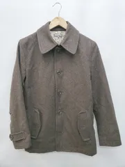 ◇ Rhythm of Life UNITED ARROWS リズムオブライフ ウール混 シンプル 通勤 長袖 コート サイズM ブラウン系 メンズ P  【1402270009759】