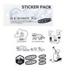 KEEN キーン STICKER PACK 1029336（６シート）防水素材