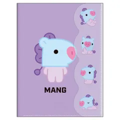 【新品・公式】BT21ﾀﾞｲｶｯﾄｶﾊﾞｰ付2ﾎﾟｹｯﾄﾌｧｲﾙ/MANG 公式グッズ colleize コレイズ