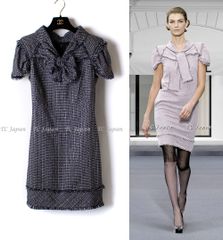 シャネル ジャケット CHANEL 79万 2018 秋冬 ブラウン ウール