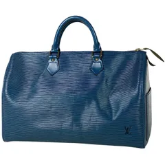 ルイ・ヴィトン Louis Vuitton スピーディ 40 ボストンバッグ 通勤 ハンドバッグ エピ トレドブルー M42985 レディース 【中古】