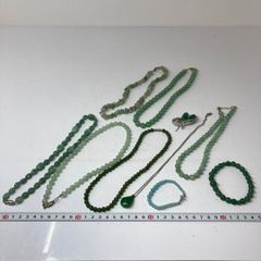 翡翠アクセサリー ネックレス 数珠 425g 東S8-0401☆2F - メルカリ