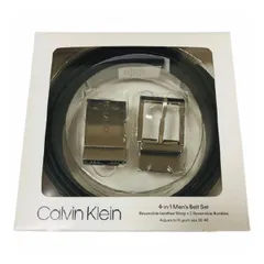 カルバンクライン Calvin Klein(CK) レザー 本革 ベルト BOX セット リバーシブル スーツ ビジネス カジュアル 11CK020023 014 メンズ ブラック+ブラウン