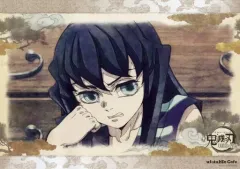 【中古】食器 時透有一郎(睨み) 紙製ランチョンマット 「鬼滅の刃 刀鍛冶の里編 キャラクター絵巻カフェ 第二期 時透兄弟と上弦の伍」 時透有一郎フードメニュー注文特典