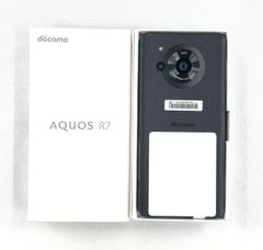 「未使用品・訳あり」SIMフリー SHARP AQUOS R7 SH-52C ブラック ①【管理番号：JX007144】