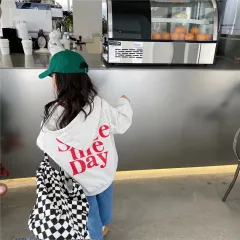 韓国子供服💘バックプリントパーカーのサムネイル