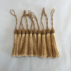 タッセル　ハンドメイド資材　パーツ　アクセサリー　髪飾り  （ゴールド濃10）