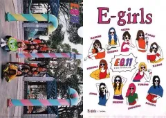 【中古】クリアファイル(女性アイドル) E-girls A4クリアファイル2枚セット 「E-girls LIVE TOUR 2018 ～E.G. 11～」 Dream Aya監修グッズ 福井会場限定