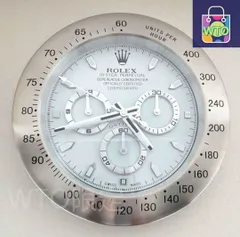 
ROLEX COSMOGRAPH 掛け時計 シルバー-WTO輸入1-IX17
