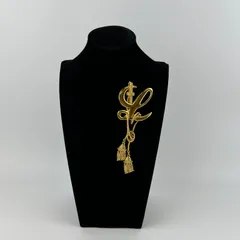 【✨新品未使用品✨】LOEWE ゴールドブローチ　希少　最終値下げ LOEWE [新品/ラッピング済] ロエベ ブローチ アナグラム