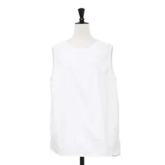S Max Mara エス マックスマーラ ブラウス ホワイト サイズ:表記なし / ノースリーブ ブラウス / クルーネック タック スリット / トップス シャツ カットソー【レディース】【中古】のサムネイル