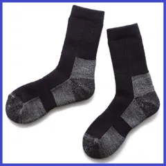 パイル編み 抗菌防臭 毛混 メンズ＆レディース クルー丈 スノーボード スキー ソックス ソックス ロングトレイル トレッキング 靴下 山登り SOCKS MOUNTAINEERING 90301018 登山 メリノウール [ナイガイ]