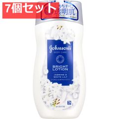 존슨 바디 케어 바이브란트 라디안스 아로마 밀크 재스민과 화이트 릴리의 향기 200mL 7 개 세트 정리 판매