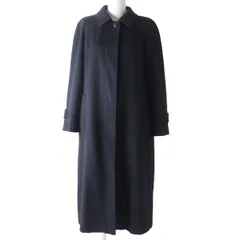 良品◇正規品 BURBERRY LONDON バーバリーロンドン FNA32-970 ロゴボタン付 カシミヤ100% 超ロングコート ブラック 黒 レディース 38 冬物のサムネイル
