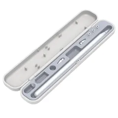 【特価セール】MOGOODアップルペンシルケース初代/アップルペンシル第2世代ペンホルダー、アップルペンシルケースペンケースホワイトグレー内張り