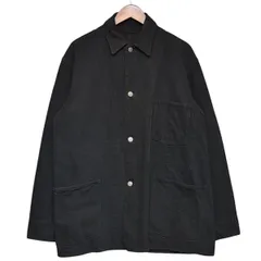 新品未使用25SS COMOLI デニムワークジャケットブラック サイズ4 COMOLI (コモリ) デニム ワークジャケット