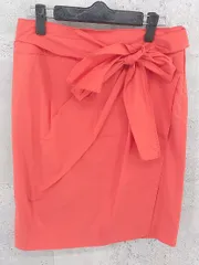 ◇ ESTNATION エストネーション ウエストリボン 膝丈 スカート 40 レッド * 1002799262033 【中古】 【1002799262033】のサムネイル
