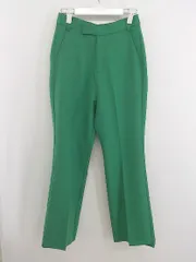 ◇ LOWRYS FARM ローリーズファーム センタープレス パンツ サイズM グリーン系 レディース E  【1304180003868】