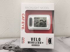 【VELO WIRELESS 】キャットアイ サイクルコンピュータ CC-VT235W ホワイト