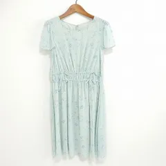 #snc ギャラリービスコンティ GALLERY VISCONTI ワンピース 2 花柄 半袖 タグ付き 新品同様 バックジップ レディース [885220]