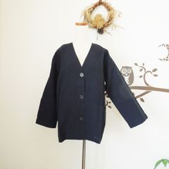 【SALE】bighug 麻ジャケット●濃紺