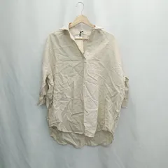 ◇ ◎Θ studio CLIP スタディオクリップ 無地 長袖 長袖シャツ サイズM ベージュ系 レディース E  【1505220009370】