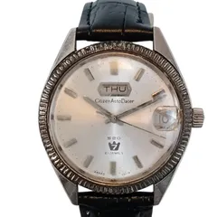 【稼働 良品】819-3 CITIZEN AutoDoter7 オートデーターセブン 520 APSS2801a-y メンズ腕時計 自動巻き デイデイト