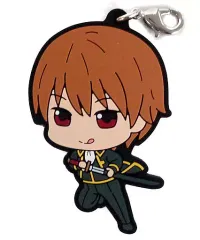 【中古】キーホルダー・マスコット(キャラクター) 沖田総悟 ちっさくてもかっこいいだろがぁ!ラバーマスコット 「一番くじ 銀魂～宇宙一かっこいい男達～」K賞