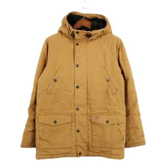 Carhartt カーハート マウンテンパーカー 中綿 アウトドア アウター ラグランスリーブ ロゴ ブラウン (メンズ S ) 中古 古着 O5005のサムネイル