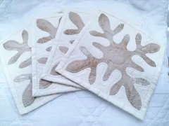 【M06】ハワイアンキルトのミニマット　プレゼントにも　格安