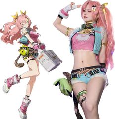 ゼンレスゾーンゼロ ニコ・デマラ アストラ・ヤオ イヴリン・シェヴァリエ コスチューム コスプレ 衣装 ウィッグ付き 豪華セット cosplay 大人用 仮装 文化祭 ステージ服 ハロウィン クリスマス