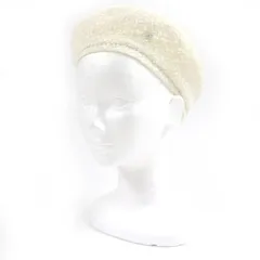 限定セール！CHANEL ベレー帽 ツイード ブラック ♡黒 お洒落レア 限定セール！CHANEL ベレー帽 ツイード ブラック ♡黒 お洒落