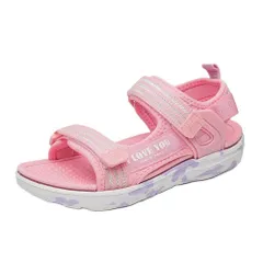 ☆ ピンク ☆ 30（18CM） ☆ キッズ サンダル 女の子 サンダル キッズ 女の子 ビーチサンダル 夏 キッズサンダル 子供 レディース 子ども 軽い マリンシューズ ビーチ 海 アウトドア キャンプ 子供サンダル レジャー ウォーターシューズ