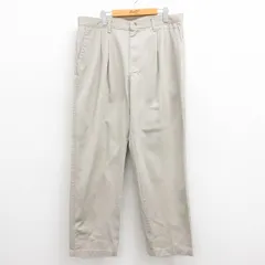 W38/古着 ラングラー パンツ メンズ コットン ベージュ カーキ 25aug18 中古 ボトムス ロング