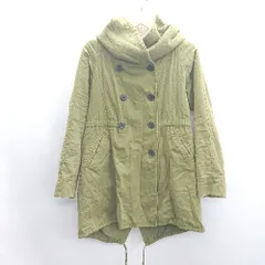 ◇ ⊇◎ KBF ケービーエフ ボア 綿 長袖 ジャケット サイズF カーキ レディース E  【1503060020487】