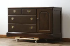 ★事前問合せ必須★ 横浜クラシック家具 ダニエル Daniel サイドチェスト 中古 オーク材 引き出し サイドボード リペア+発送まで3週間前後 R-082178